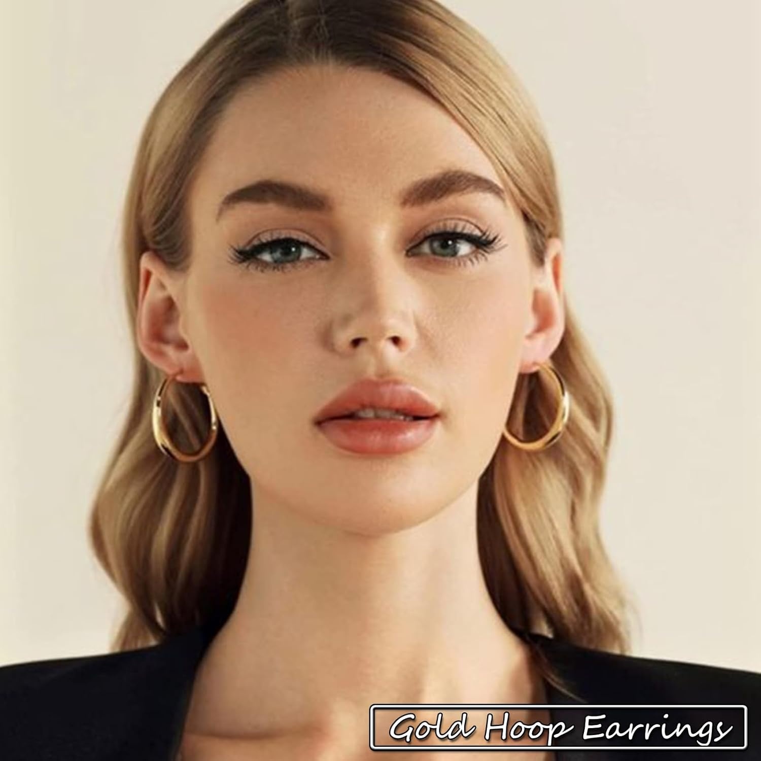 image:image36 Pairs Gold Hoop Earrings Set for Women Fashion Chunky Gold Hoop Earrings Multipack Hypoallergenic Pearl Chain Twisted Statement Earring Pack for Birthday Party JewelryAgold36 pcs