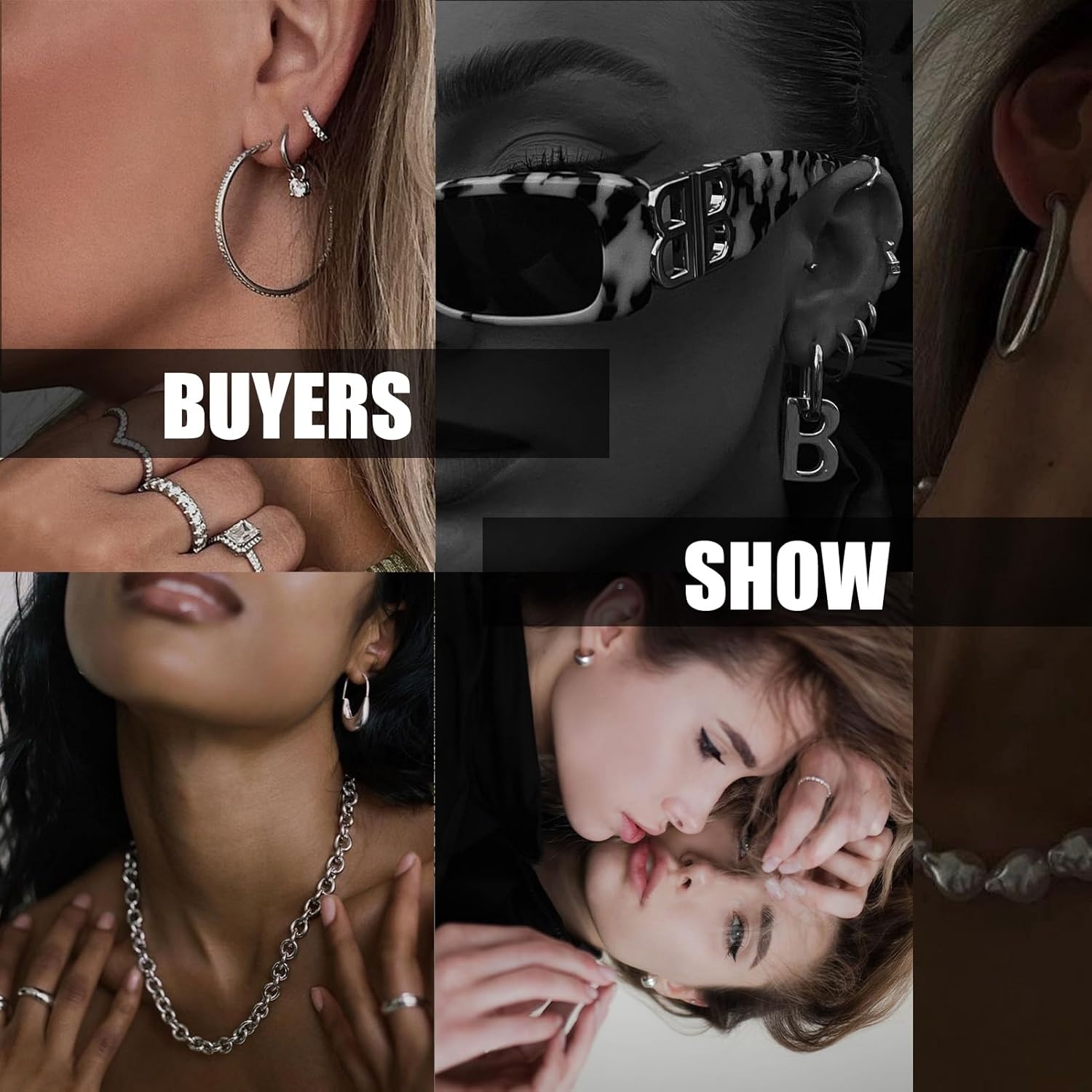 image:image42 Pairs Gold Hoop Earrings Set for Women Hypoallergenic Multipack Small to Chunky Hoops Pearl amp Twisted Trendy Earrings for Everyday Wear amp Mothers Day GiftsSliver42 pair