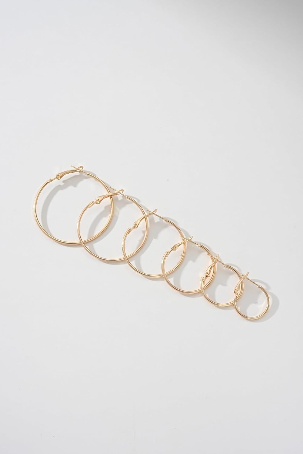 image:image42 Pairs Gold Hoop Earrings Set for Women Hypoallergenic Multipack Small to Chunky Hoops Pearl amp Twisted Trendy Earrings for Everyday Wear amp Mothers Day GiftsGoldclassic52 pairs