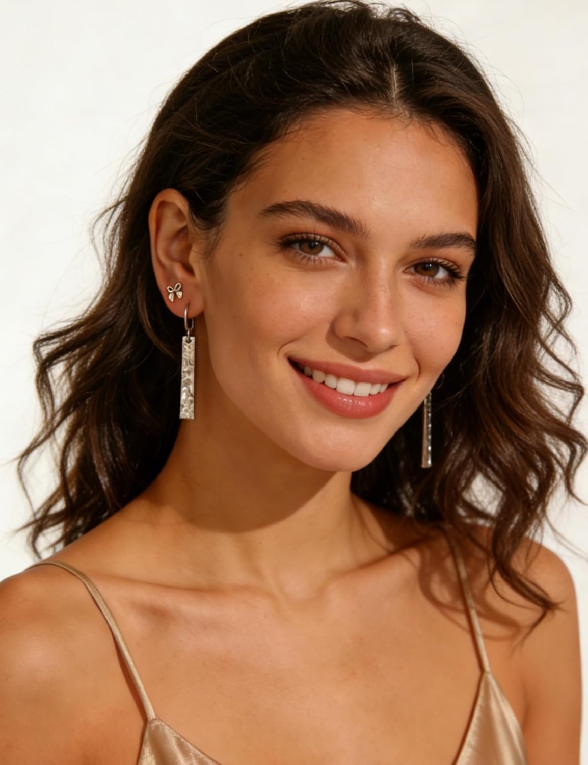 image:image75 Pairs Gold Stud Earrings Set for Women Trendy Hypoallergenic Pearl Cubic Zirconia Multiple Piercings Earrings Packs Stud Hoops Earrings for Gift Jewelrysilver stud