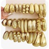 15 pairs gold