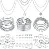 silver jewelry set