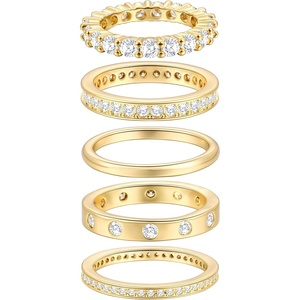 image:imageGold Rings for Women Non Tarnish 14k Gold Plated Dainty Stacking Cubic Zirconia Thumb Rings Gold Knuckle Women Rings Set Jewelry Size 510gold1